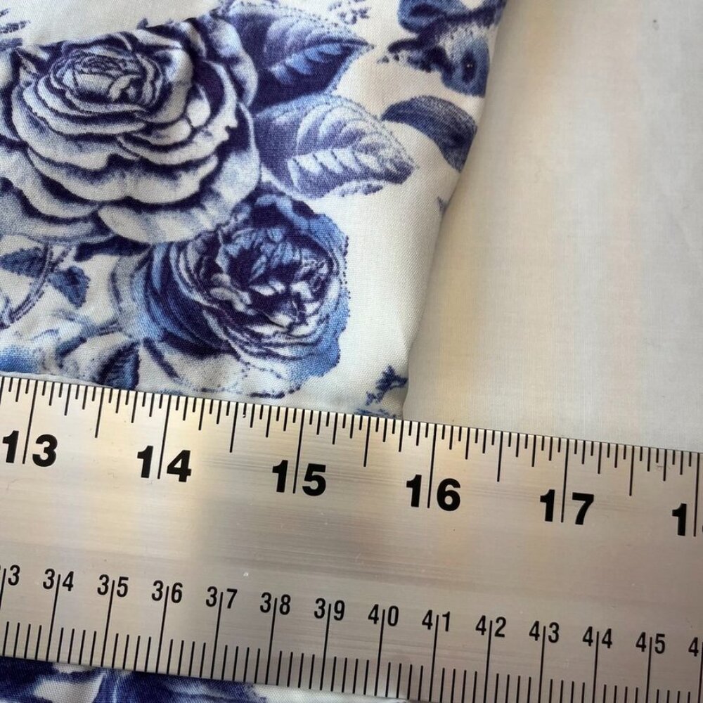 Petal & Pup Azelia Floral Tie Strap Midi Dress Blue Floral - Picture 16 of 16